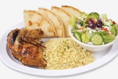 #2 with Rice and Pita